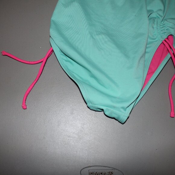 Blue Flamingom 1 Pcs Justice SAwimsuit Size 14 - Picture 6 of 9